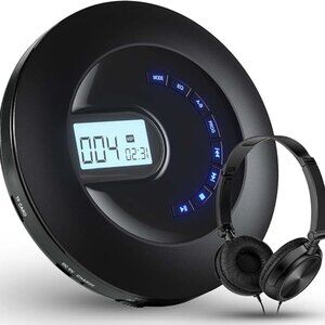 CD Player Portable for Home Car and Travel with Headphone